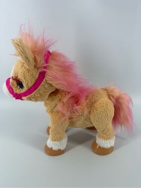 FurReal Friends Cinnamon My Stylin' Pony Interactive Plush Horse Pet Toy Hasbro